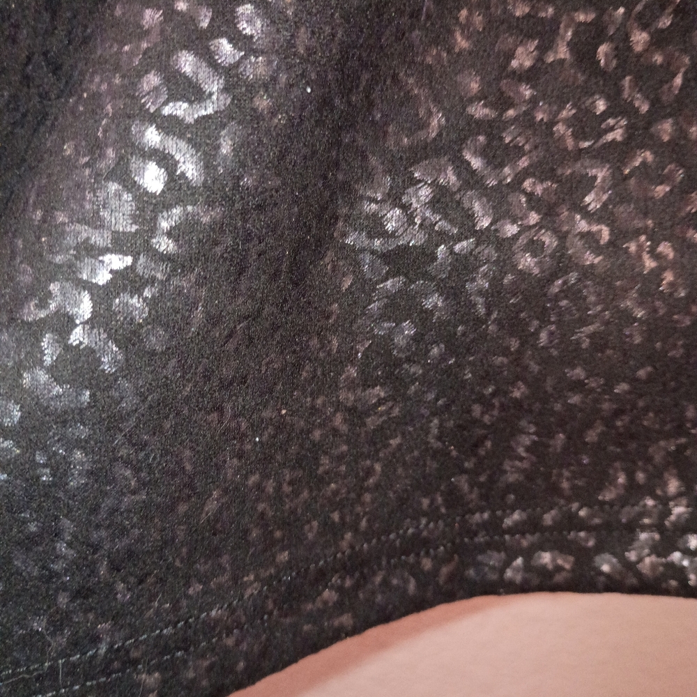 Urban Outfitters Black Leopard Print Dress Backless Size Medium - Picture 9 of 15